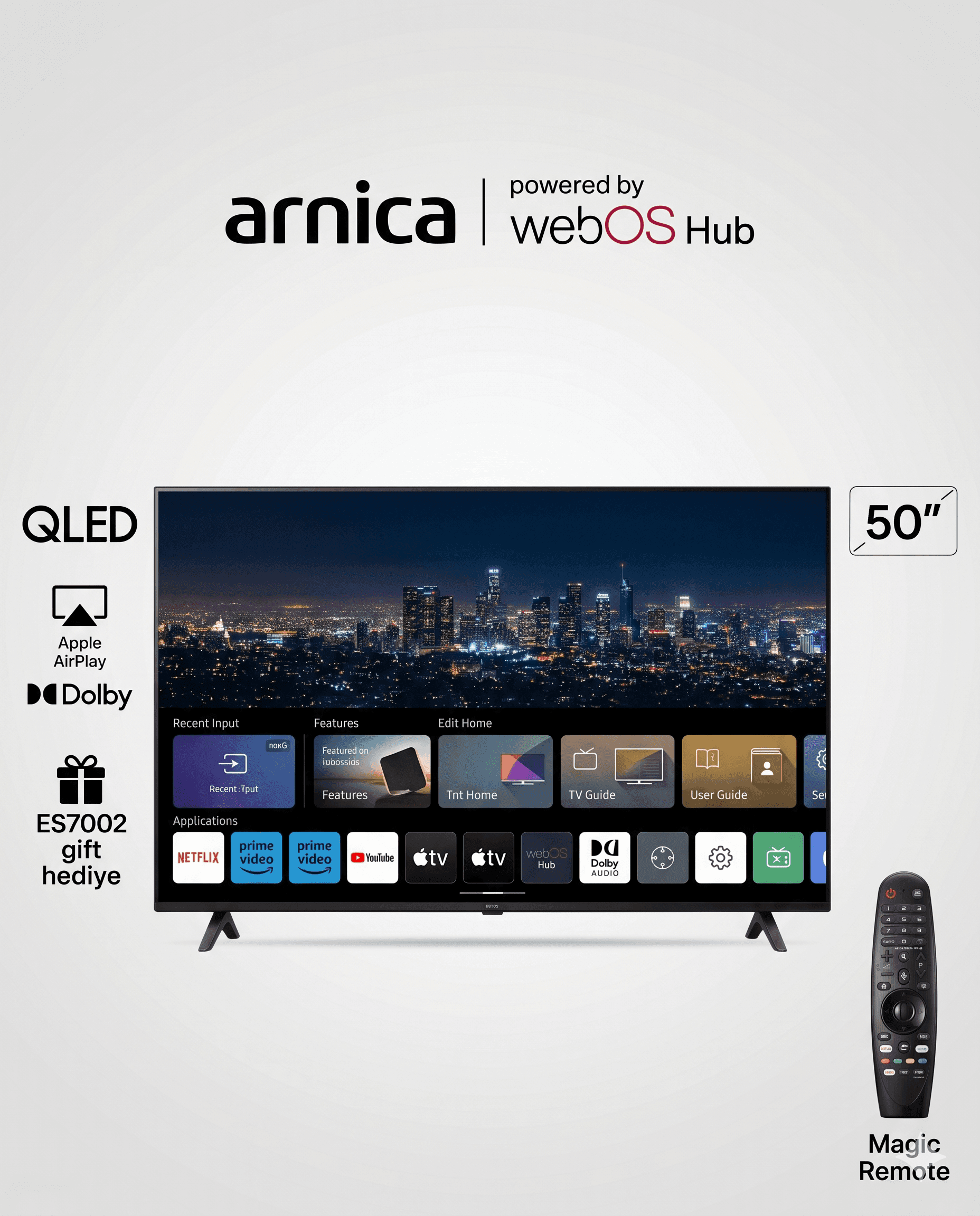 ARNICA QLED webOS TV